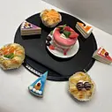 cake plate with dome